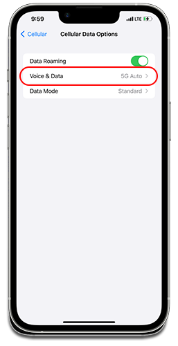 4. Presione Voz y Datos | Voice & Data 4. Presione Voz y Datos | Voice & Data